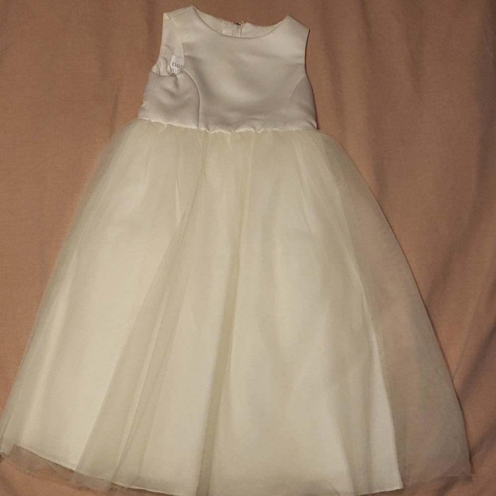 Ivory flower girl dress